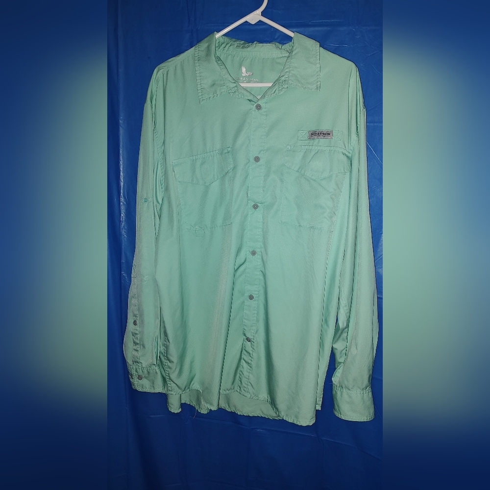 Field & Stream Vented Long Sleeve Fishing Outdoors Hiking Shirt Mens XL Travel